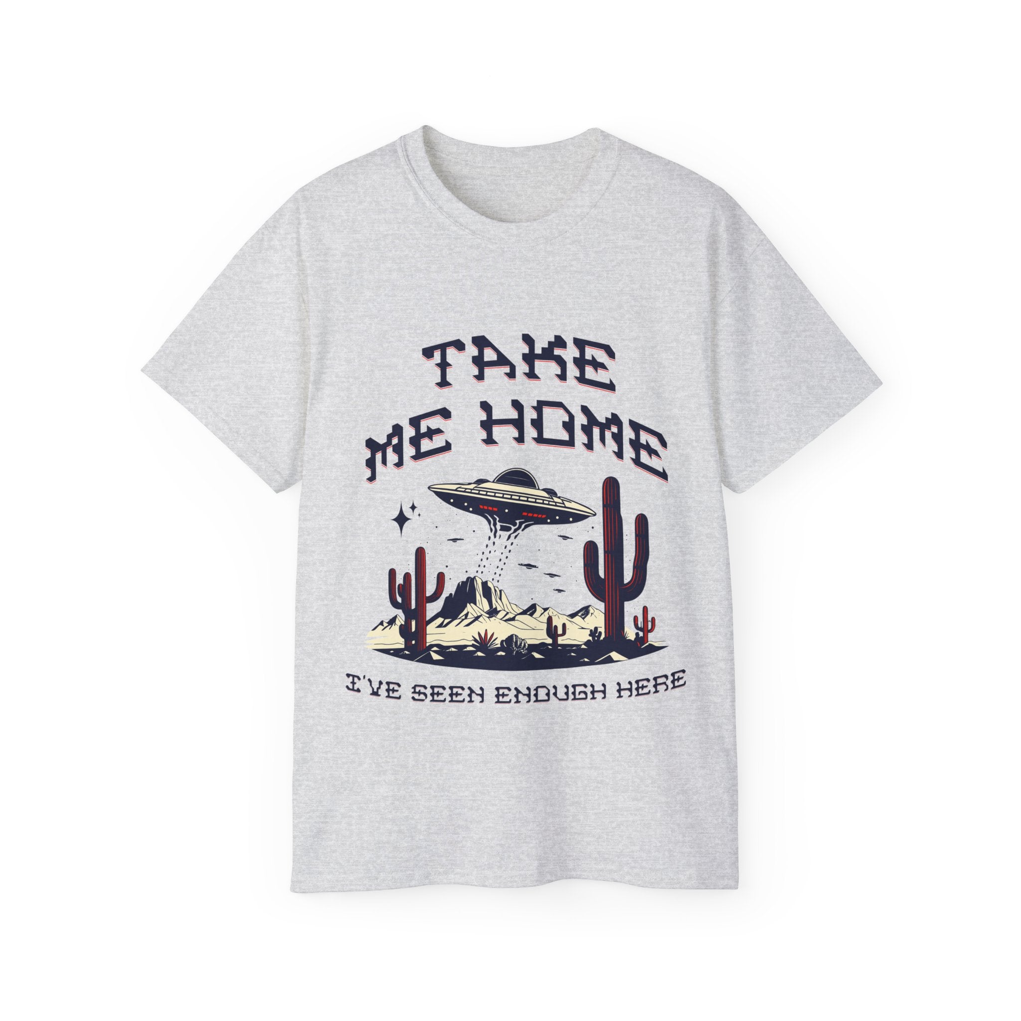 Take Me Home - Unisex Cotton Tee (Front) - Damned Threads